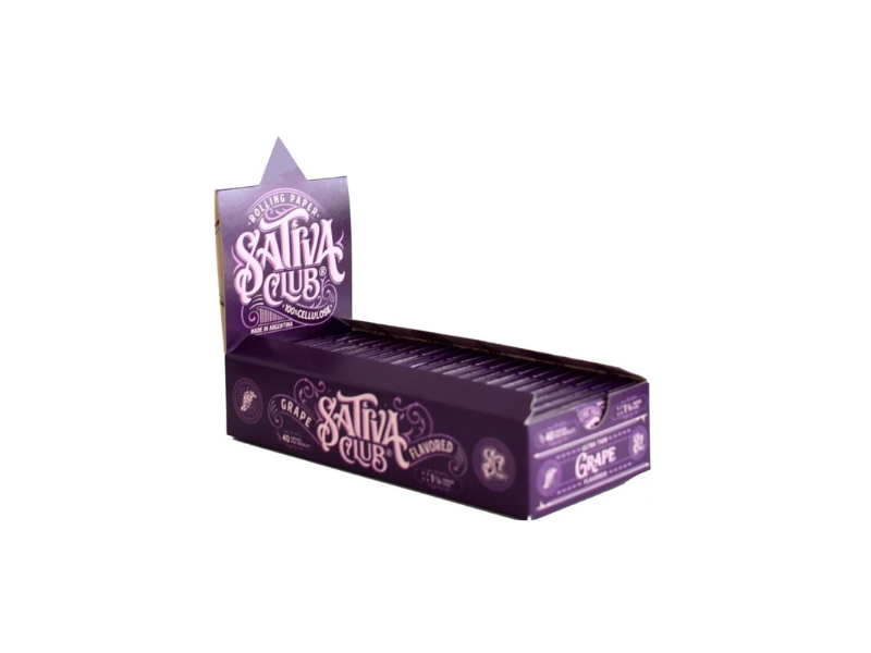 Sativa Club Celulosa Regular sabor Uva x22 Unidades 